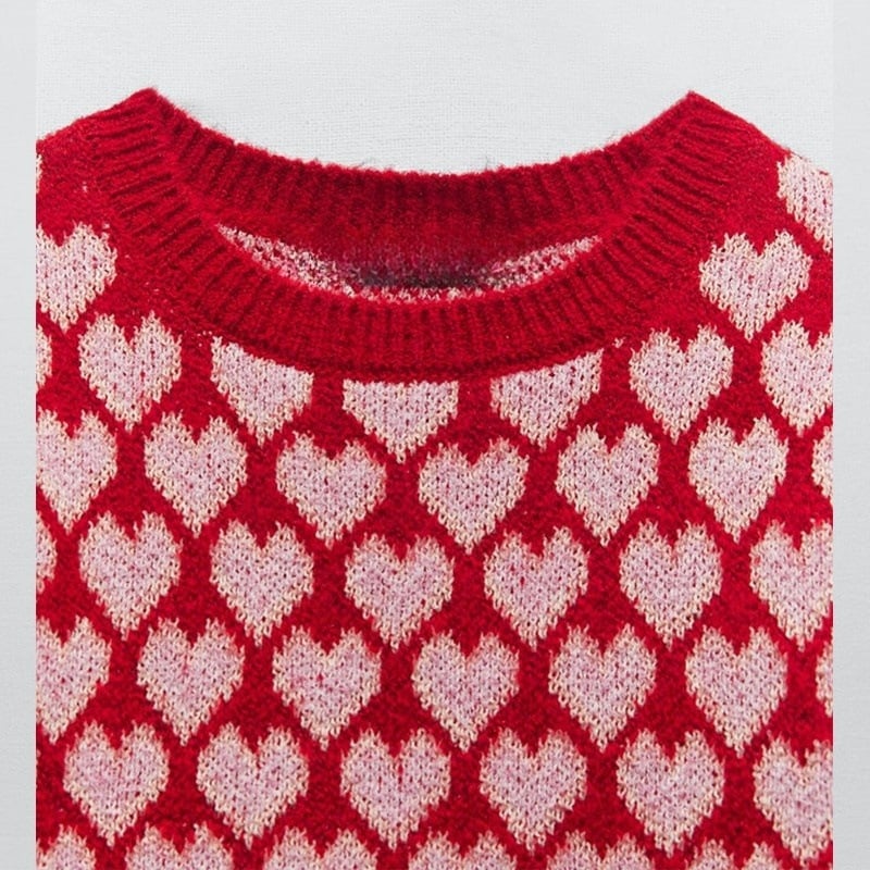 Jersey de punto para mujer manga corta estampado - Yrsa