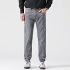 Pantalones vaqueros rectos de acabado gris - Torleif