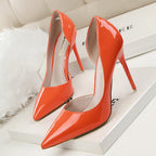 Zapatos tacón alto mujer punta fina salón d’orsay elegantes - Colette