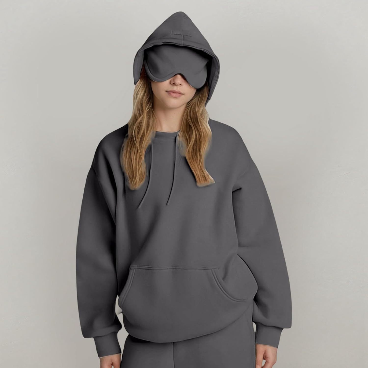 Conjunto de sudadera y jogger de corte relajado - Nina