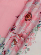 Sissy - Camiseta con estampado floral y detalles de encaje