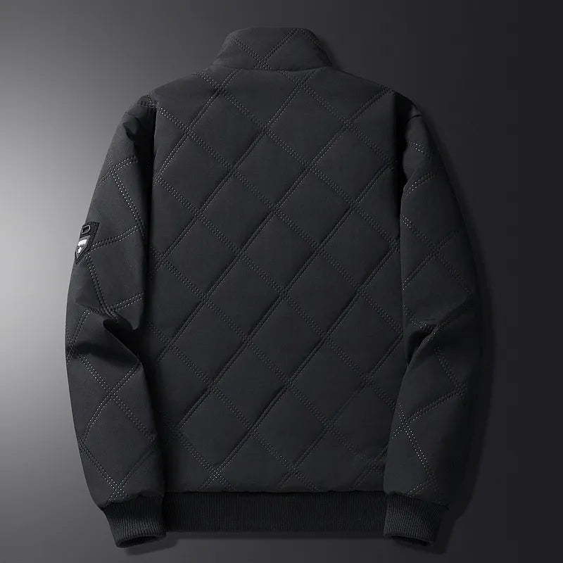 Abrigo polar hombre otoño invierno contemporáneo cálido suave resistente versátil - Nicolas