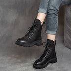 Botines para mujer efecto piel estructurada - Kaerine