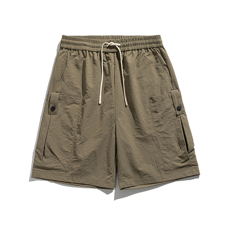 Shorts deportivos dryfit con bolsillo lateral para hombre - Orion