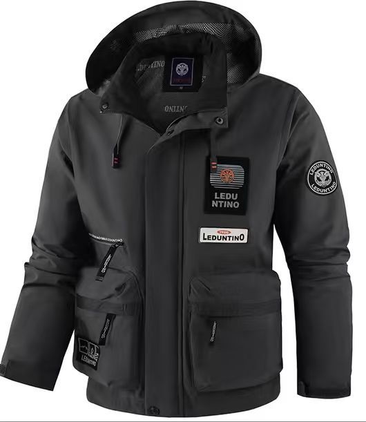 Chaqueta outdoor para hombre con capucha - Raimund