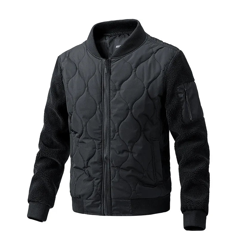 Chaqueta invierno hombre cremallera aislamiento térmico impermeable resistente - Cole