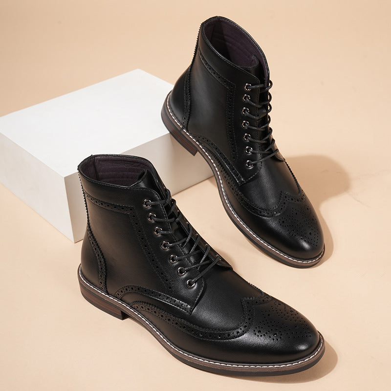 Botines elegantes con cordones para hombre estilo clásico - Arnvid