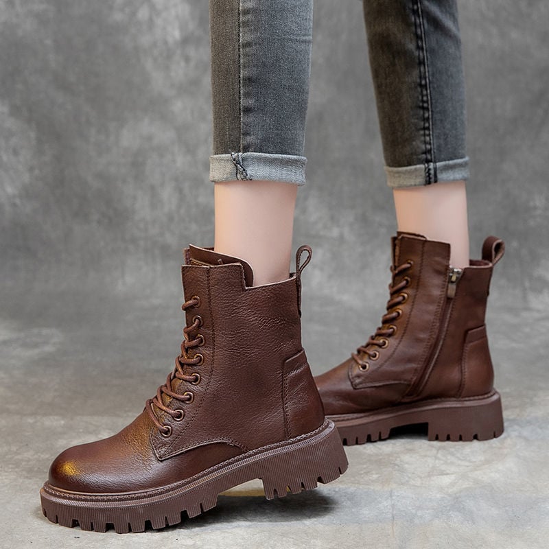 Botines para mujer efecto piel estructurada - Kaerine
