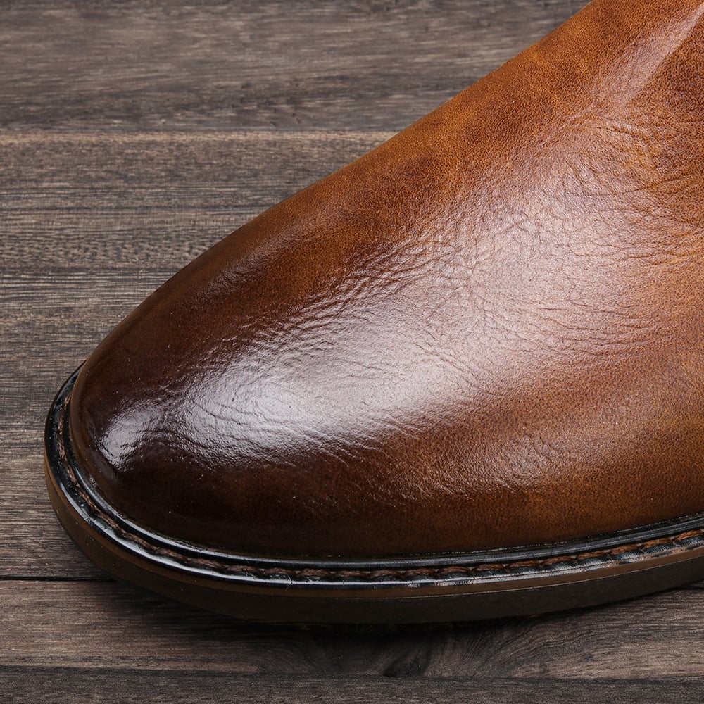 Botines de cuero impermeables para hombre - Narev