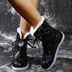Botas para mujer efecto acolchado invierno - Yalinne