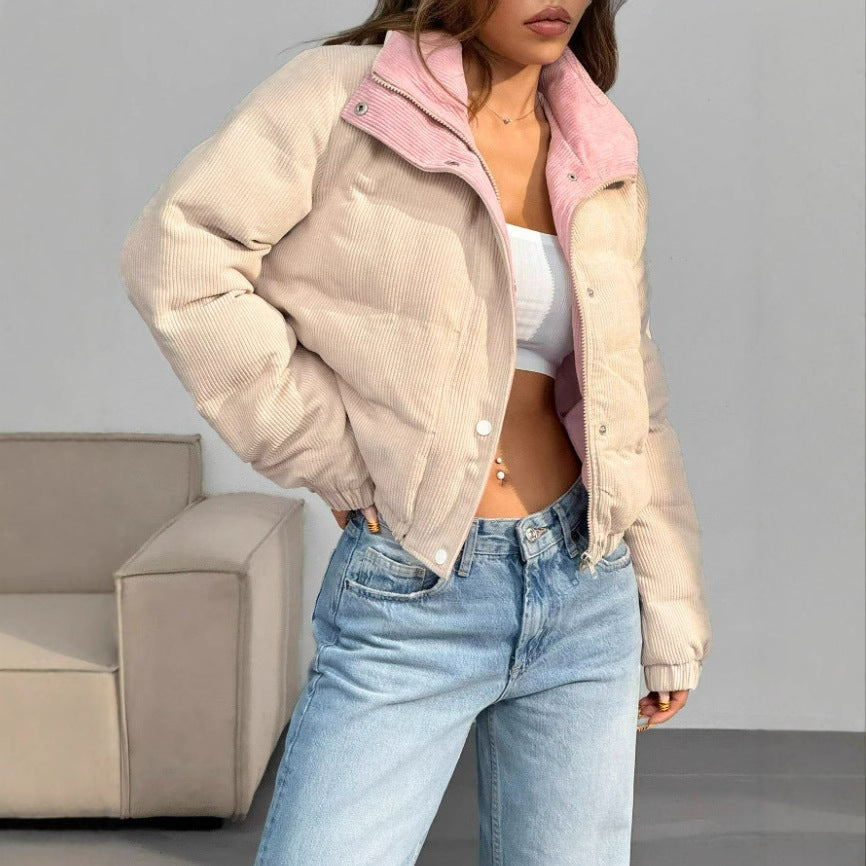 Chaqueta para mujer efecto acolchado - Ilara