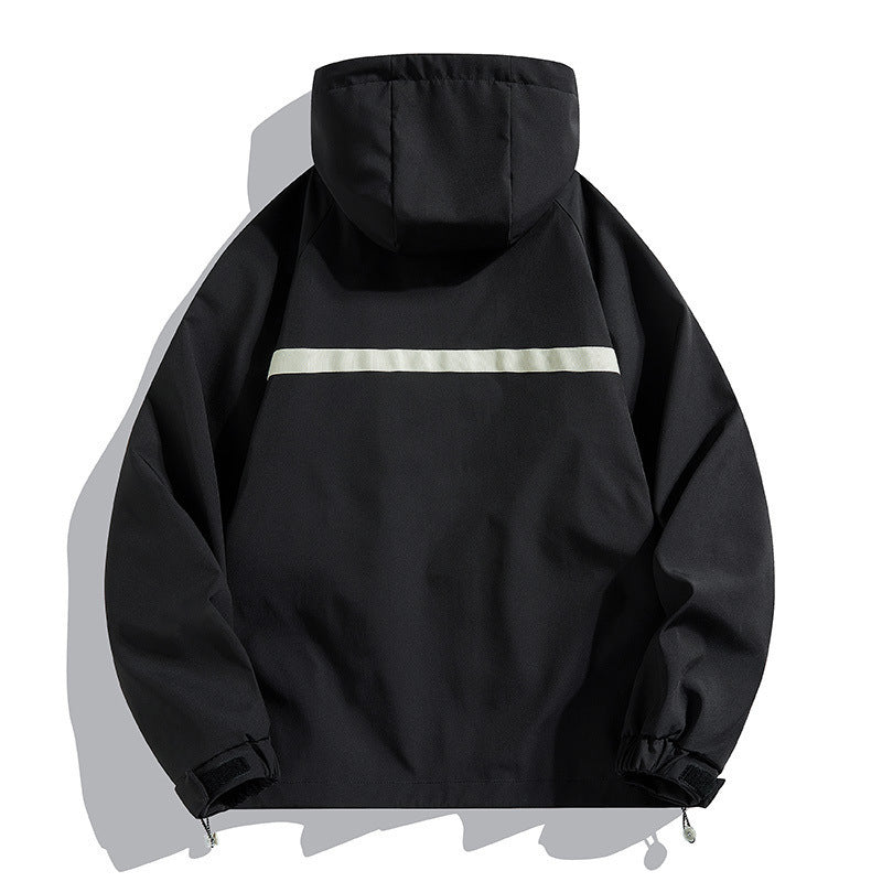 Chaqueta deportiva para hombre con capucha y bolsillos frontales - Adrien