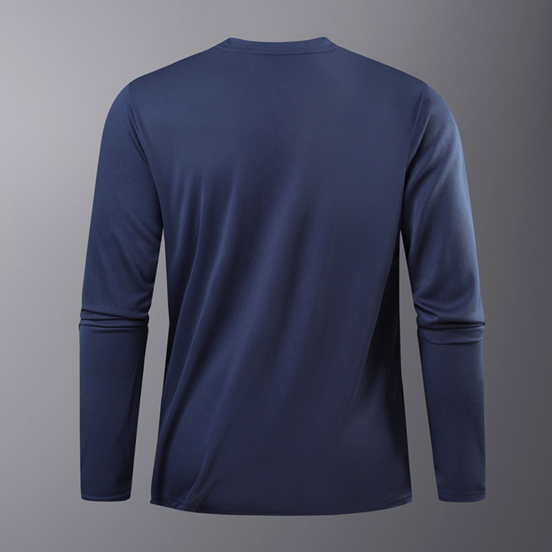 Camiseta deportiva dry fit para hombre manga larga - Hjalmer