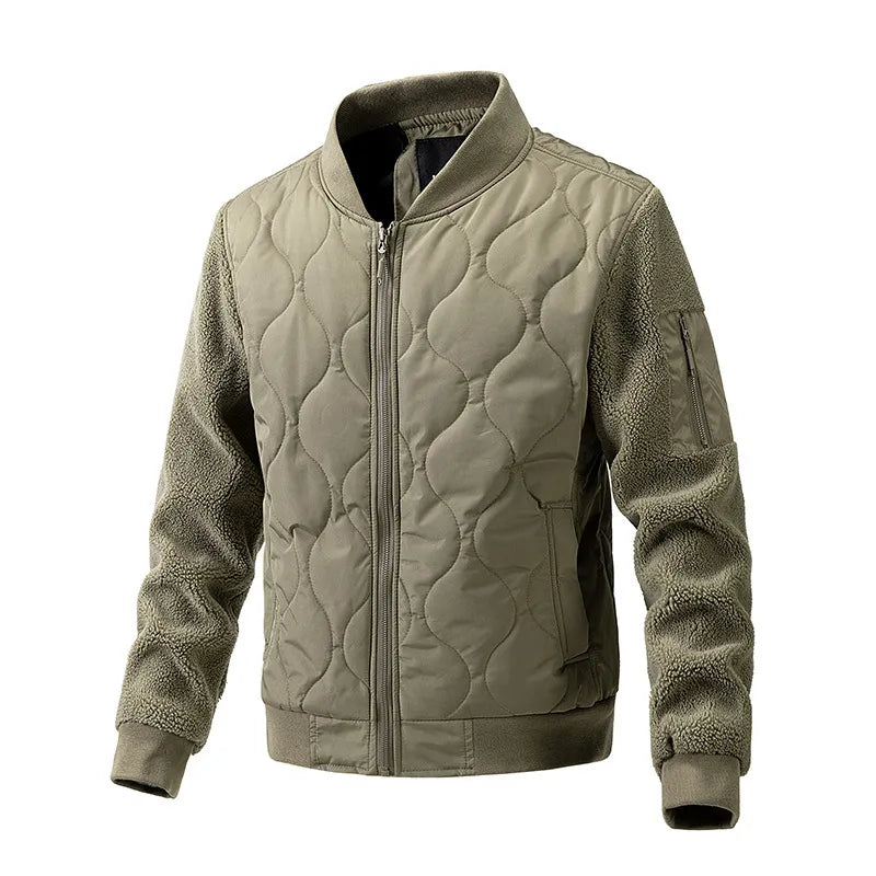 Chaqueta invierno hombre cremallera aislamiento térmico impermeable resistente - Cole