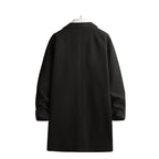 Abrigo largo lana hombre doble botonadura solapas storm-flap elegante invierno - Armand