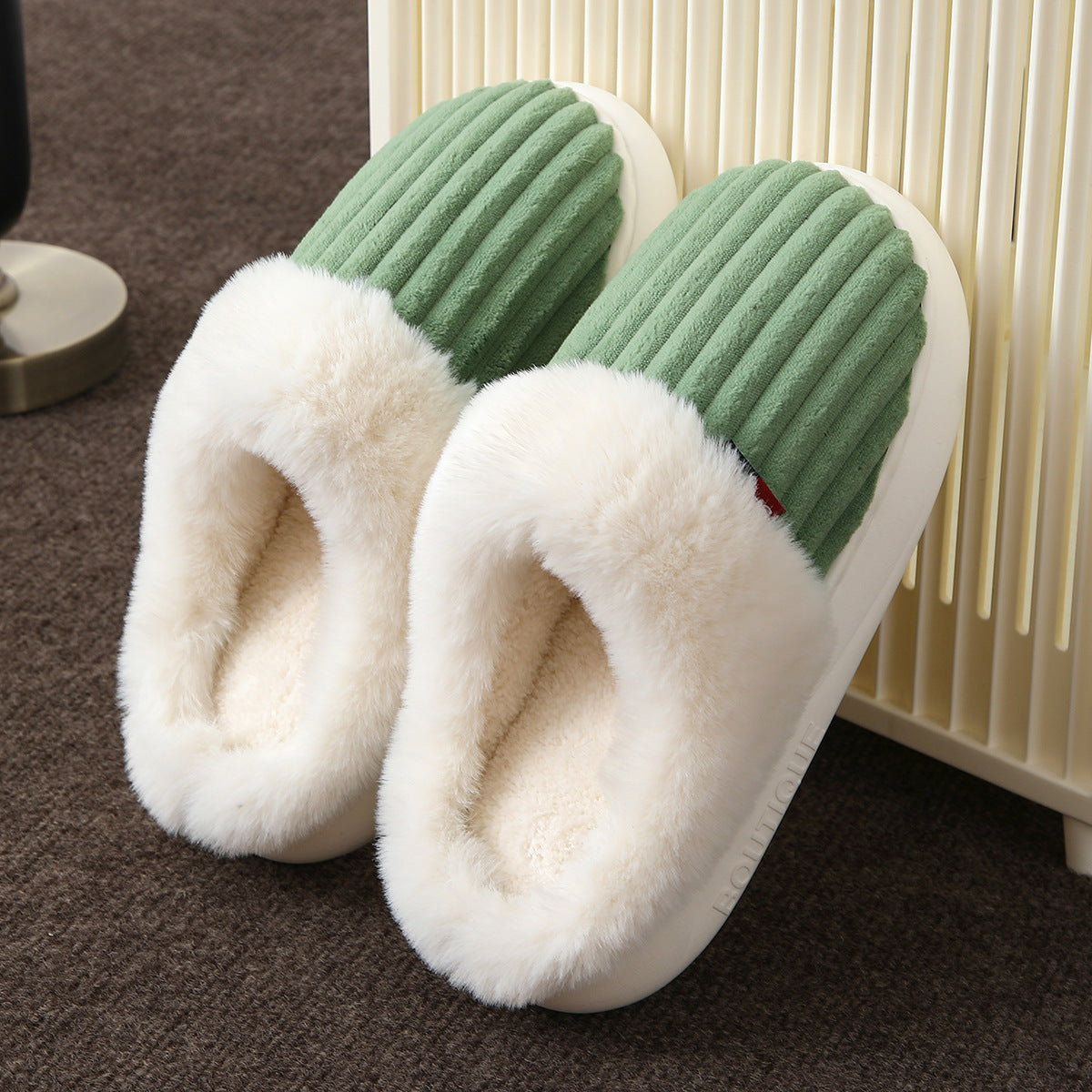 Pantuflas para mujer efecto aterciopelado - Solmere