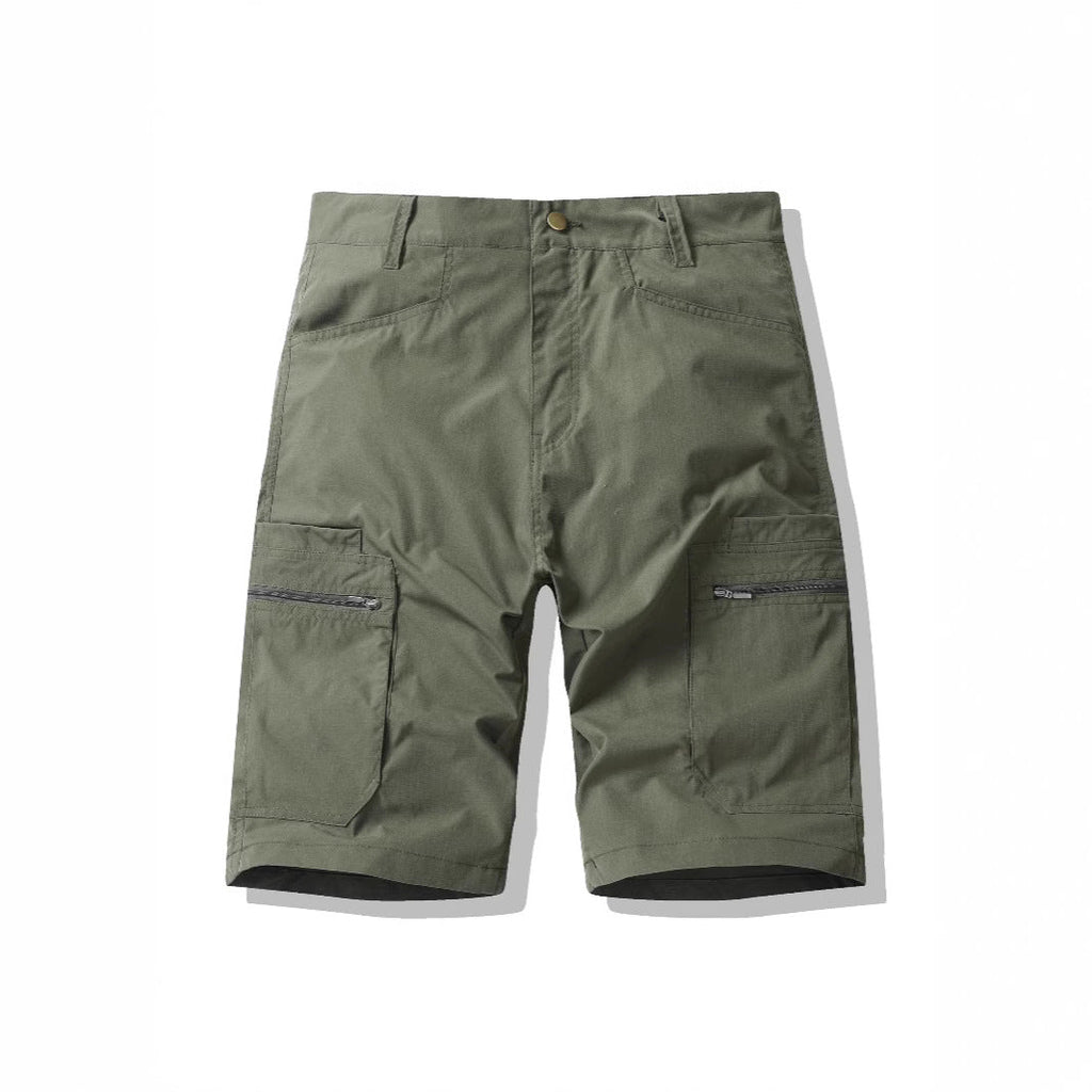 Shorts cargo con bolsillos y cierre lateral para hombre - Erling