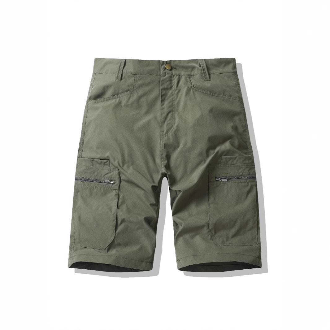 Shorts cargo con bolsillos y cierre lateral para hombre - Erling