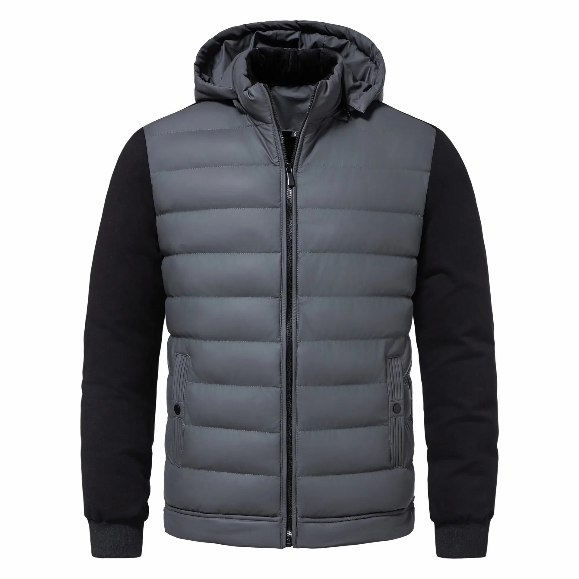 Abrigo invierno hombre informal capucha algodón contemporáneo cálido versátil - Luc