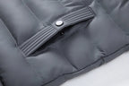 Abrigo invierno hombre informal capucha algodón contemporáneo cálido versátil - Luc