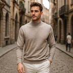 Suéter de punto cuello para hombre - Lenox