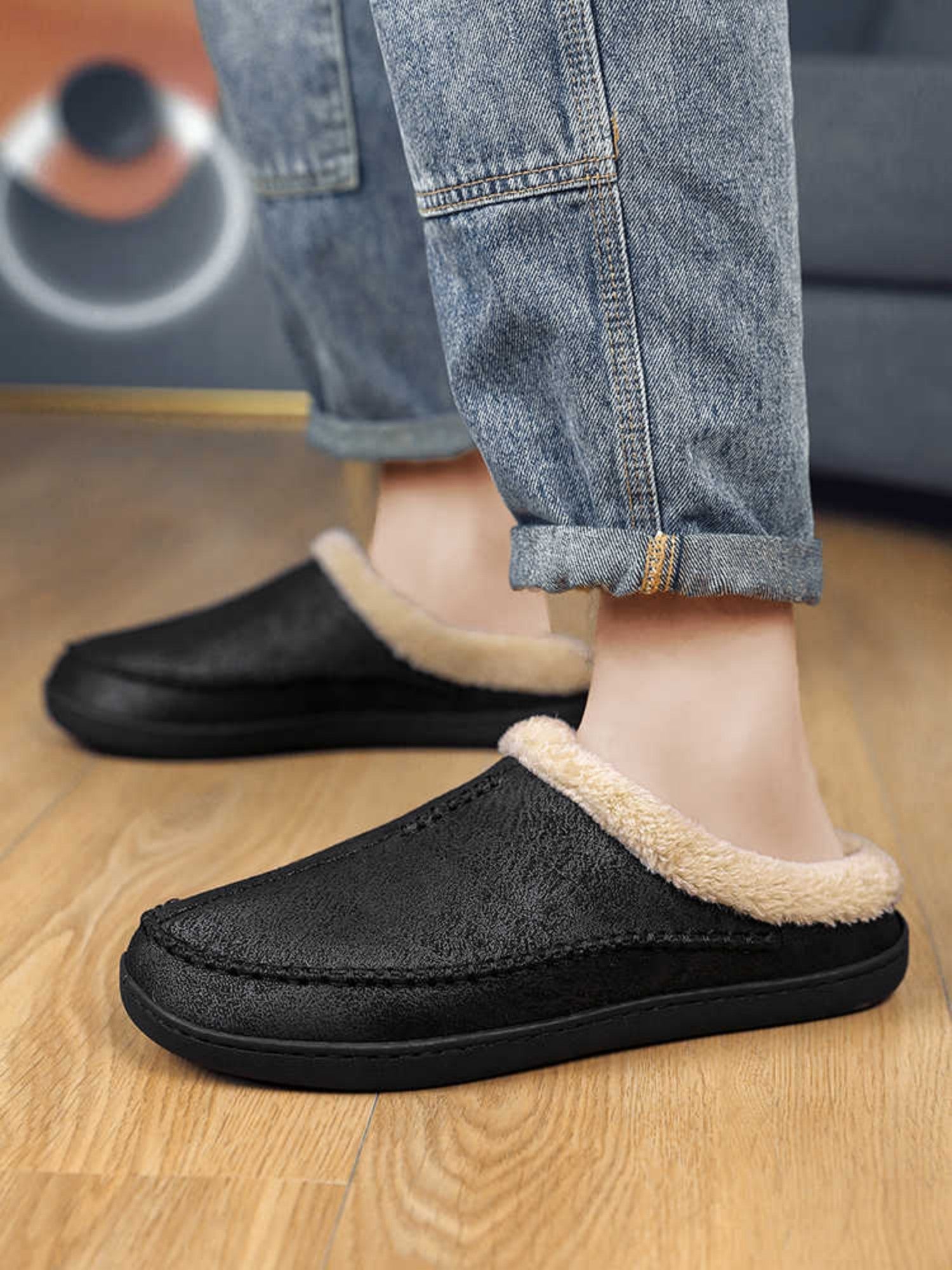 Pantuflas para hombre efecto suave invernal - Ervann