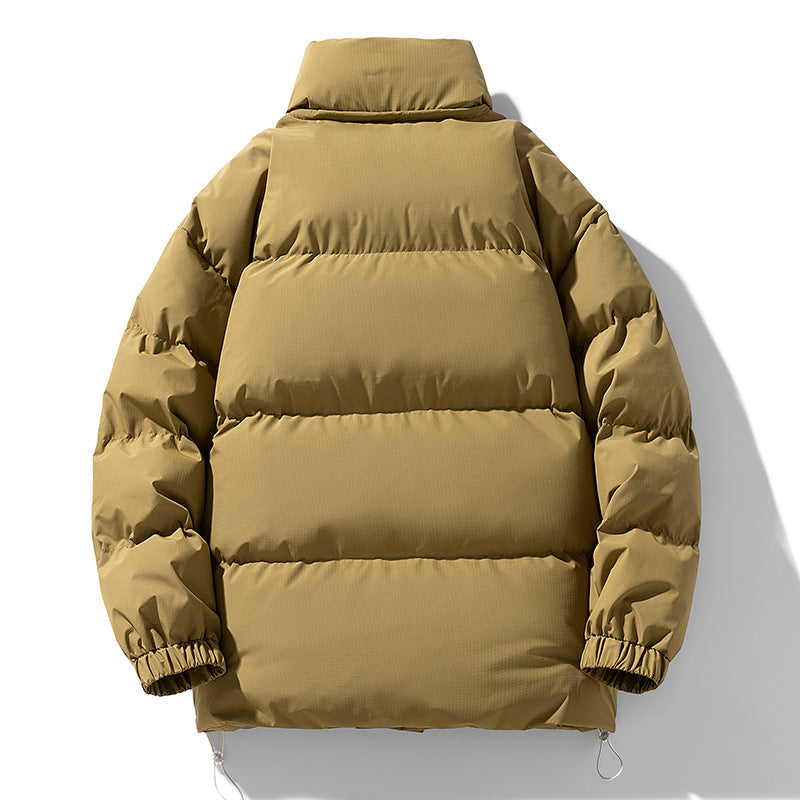 Chaqueta invierno hombre algodón cuello alto forrada oversize cálida contemporánea - John