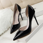 Zapatos tacón alto mujer punta fina salón d’orsay elegantes - Colette