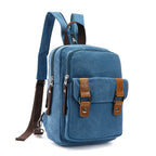 Mochila cruzada unisex con múltiples bolsillos estilo vintage - Axel