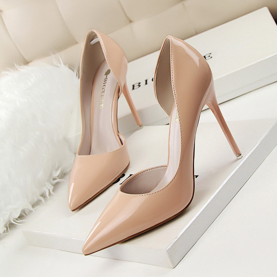 Zapatos tacón alto mujer punta fina salón d’orsay elegantes - Colette