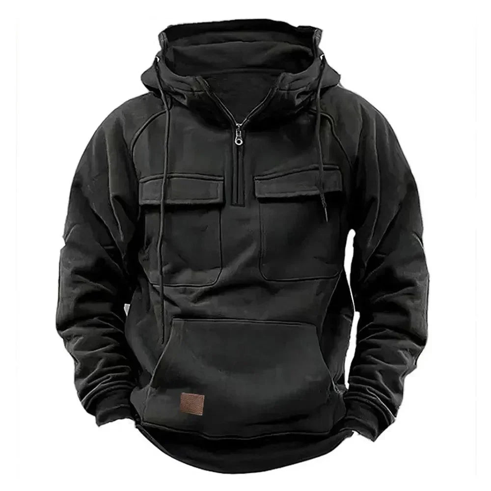 Kaiser - Cálida sudadera con media cremallera