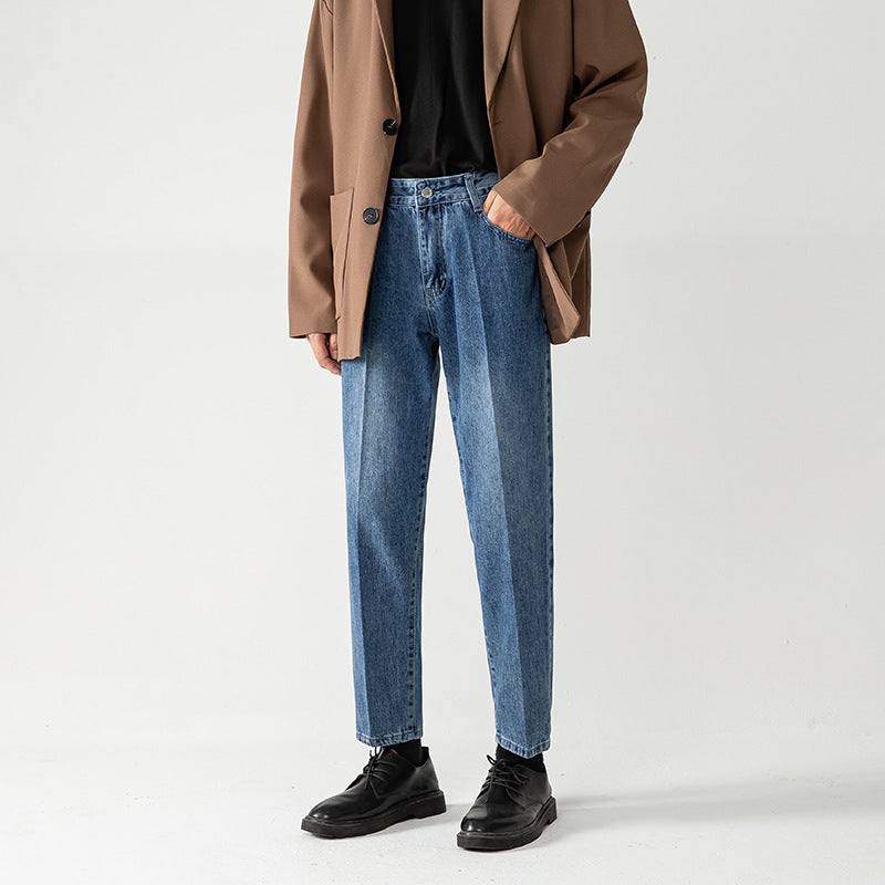 Pantalones vaqueros tapered de tiro alto para hombre - Torvild