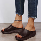 Sandalias plataforma abiertas para mujer - Clarissa