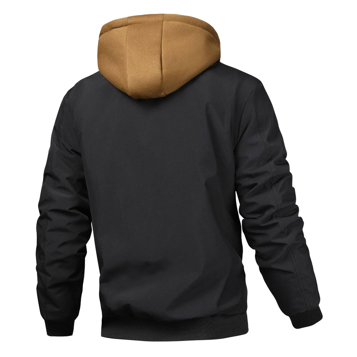 Cazadora bomber masculina acolchada estilo urbano capucha superpuesta - Damián