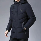 Abrigo acolchado hombre algodón contemporáneo cálido resistente elegante invierno - Casper