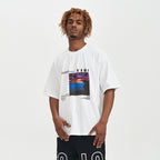 Camiseta oversize hombre algodón estampado gráfico - Joel