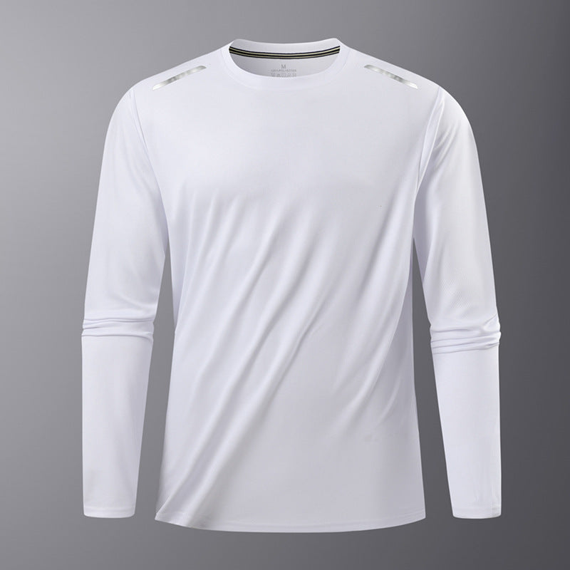 Camiseta deportiva dry fit para hombre manga larga - Hjalmer