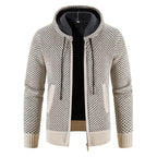 Cárdigan para hombre con capucha y forro interior - Rynor