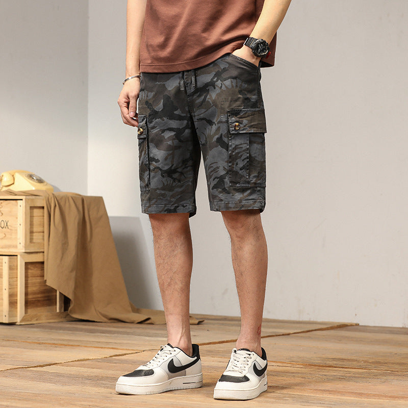 Shorts cargo con bolsillos laterales para hombre - Ranger