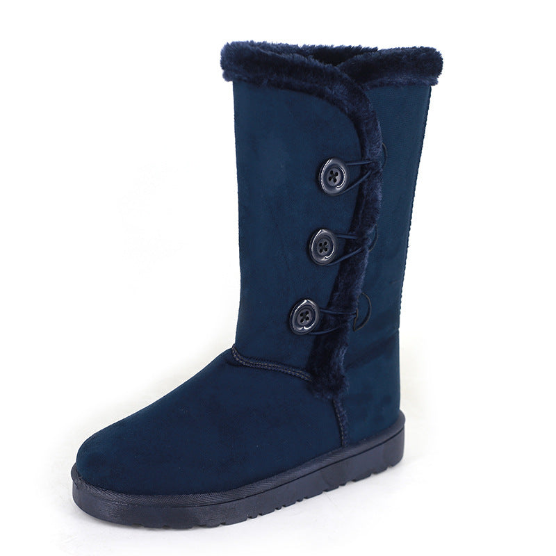 Botines para mujer efecto afelpado de caña alta - Narelle