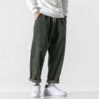 Pantalones para hombre efecto pana suave - Edrion
