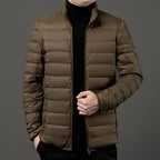 Chaqueta ligera acolchada hombre cuello alto cremallera minimalista impermeable - Patrick