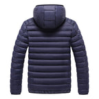 Chaqueta ligera hombre aislamiento térmico capucha resistente viento humedad - Rayan