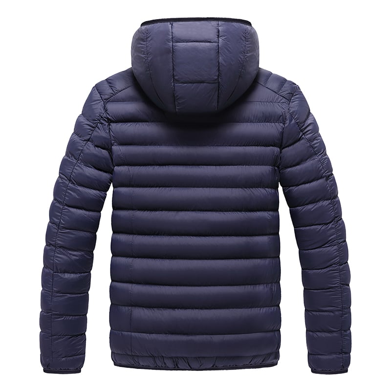 Chaqueta ligera hombre aislamiento térmico capucha resistente viento humedad - Rayan