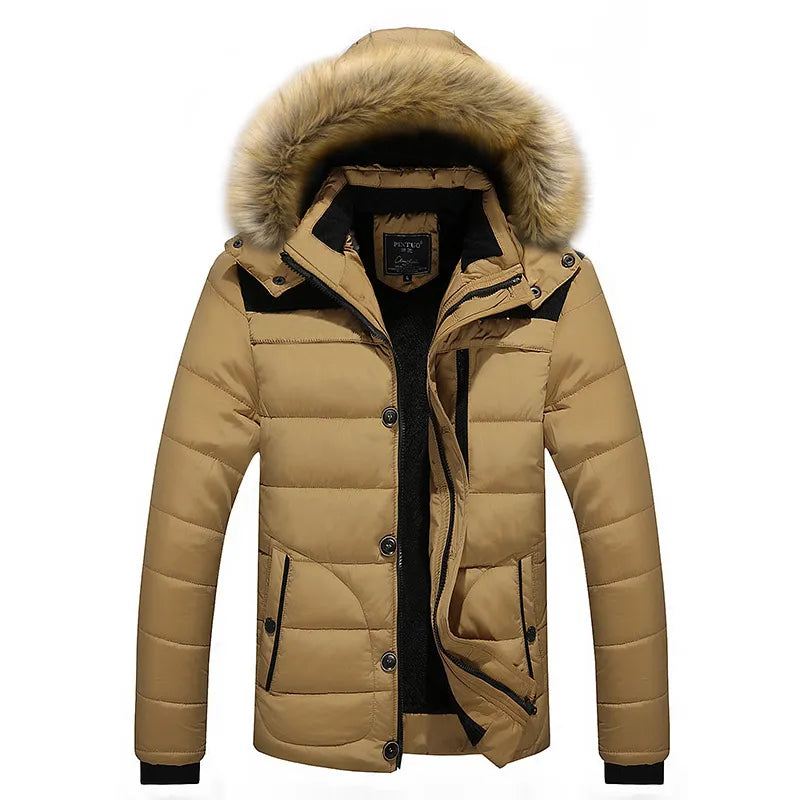 Cazadora acolchada capucha pelo sintético cuello alto estilo urbano - Aldren