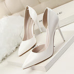 Zapatos tacón alto mujer punta fina salón d’orsay elegantes - Colette