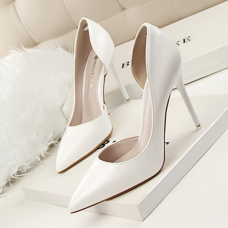Zapatos tacón alto mujer punta fina salón d’orsay elegantes - Colette