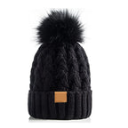 Gorro de punto con pompón para invierno unisex - Norel