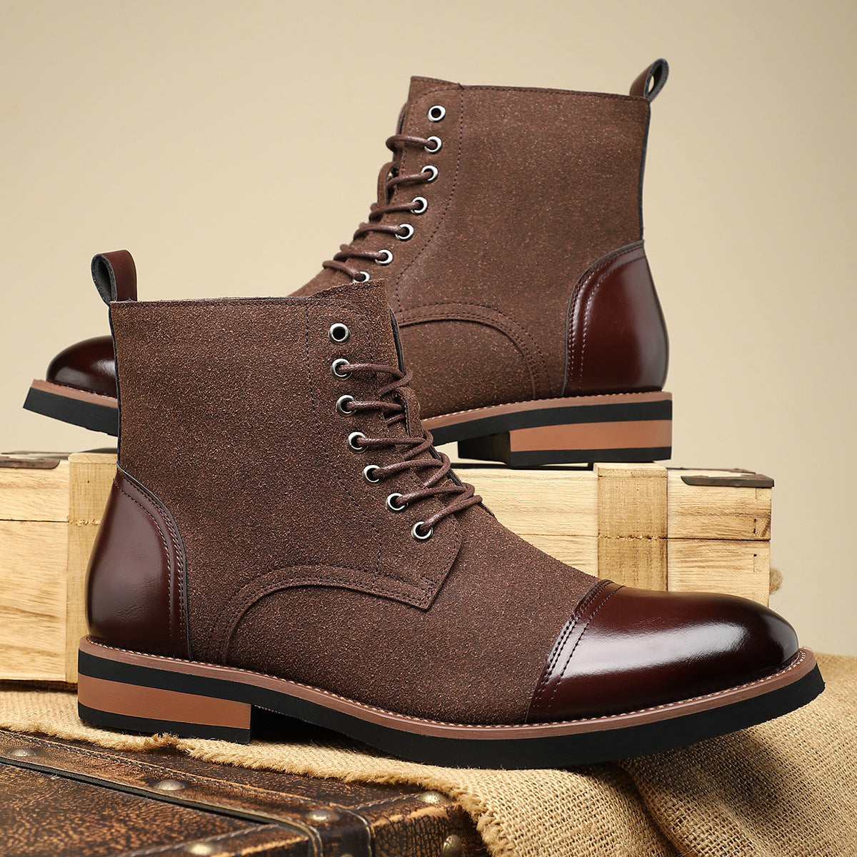 Botines de vestir para hombre de estilo urbano - Skorvald