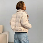 Chaqueta para mujer efecto acolchado - Ilara